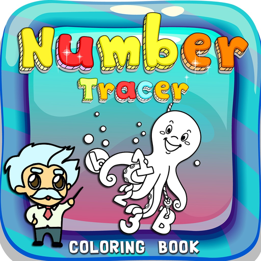 Numbers Tracer Phonics Coloring Book: Learning Basic Math Free For Toddlers And Kids! app icon