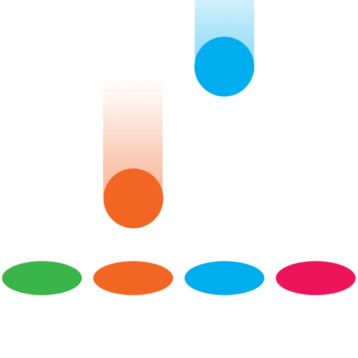 Dot Color Drop - Train your reflex with this droppy balls matching game app icon
