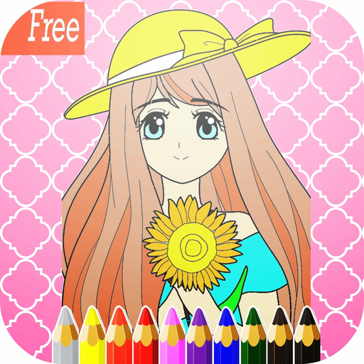 Games Princess coloring pages :  Art Pad Easy painting for little kids app icon