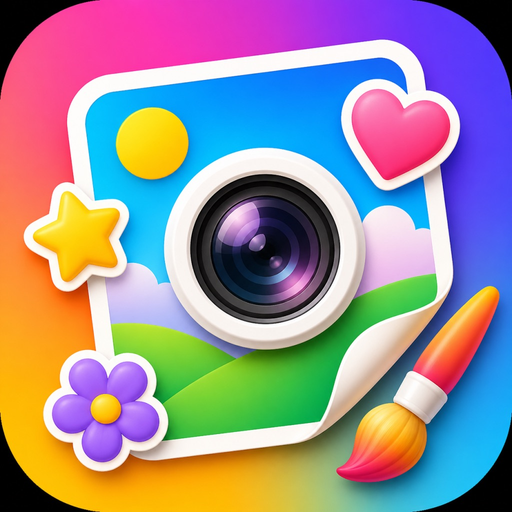 Photo Editor With Stickers app icon
