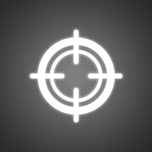 DSLR camera focus effect AI app icon