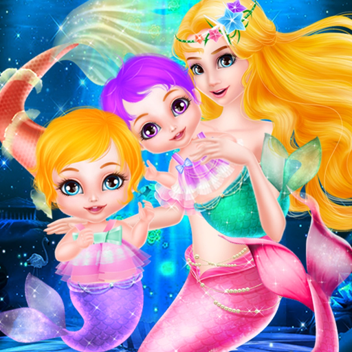Mermaid Newborn Elas Twins Care app icon