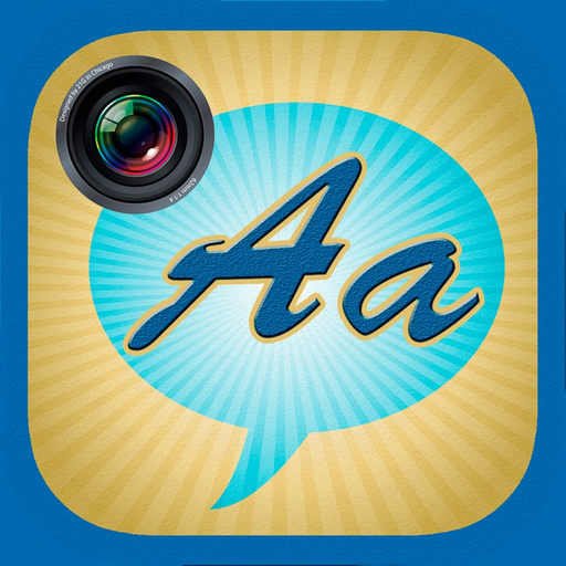 Write on photos add text app icon