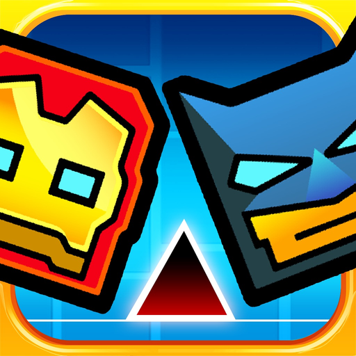 Justice Geometry Squad - Meltdown Heroes Dash app icon