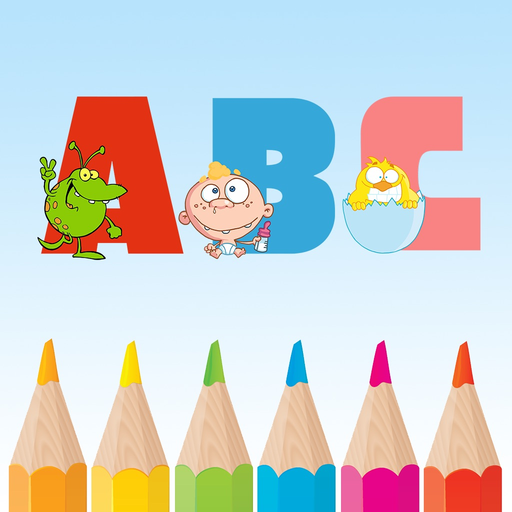 ABC Alphabet Coloring Books for Kindergarten & Preschool app icon