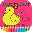Dot to Dot Coloring Book Brain Learning  - Free Games For Kids icon