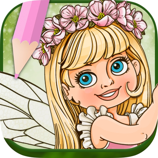 Fairies Coloring Book - Paint princesses tales app icon