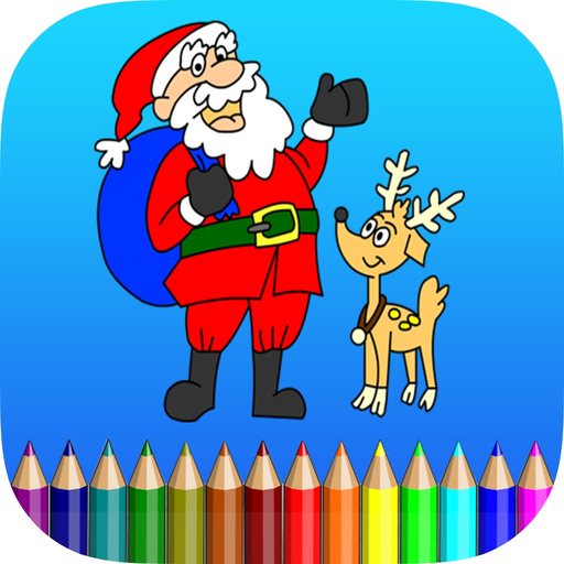 Coloring Book Santa Claus - Merry Christmas app icon