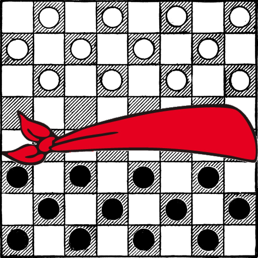Blindfold Checkers app icon