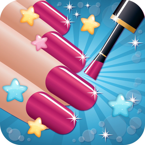 Nail Salon Beautiful - girls makeup makeover and games dressup nails art & nail polish app icon