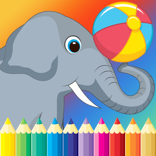 Circus Coloring Book for Kids - Toddlers drawing free games app icon