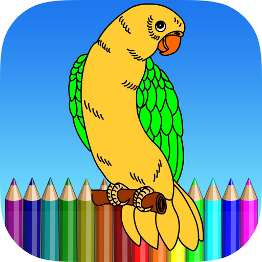 Bird Coloring Book For Kids app icon