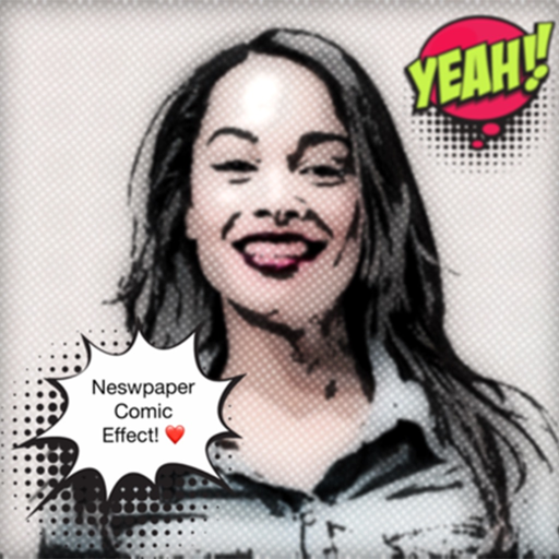 Newspaper Comic Effect app icon