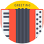 Greeting card for Pages icon