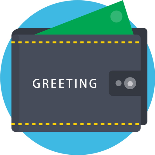 Greeting card for Word app icon