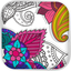 Mandalas paint & color relax icon