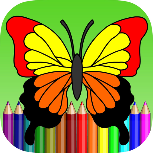 Butterfly Coloring Book For Kids app icon