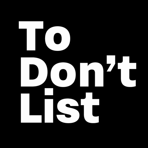 ToDon’tList app icon