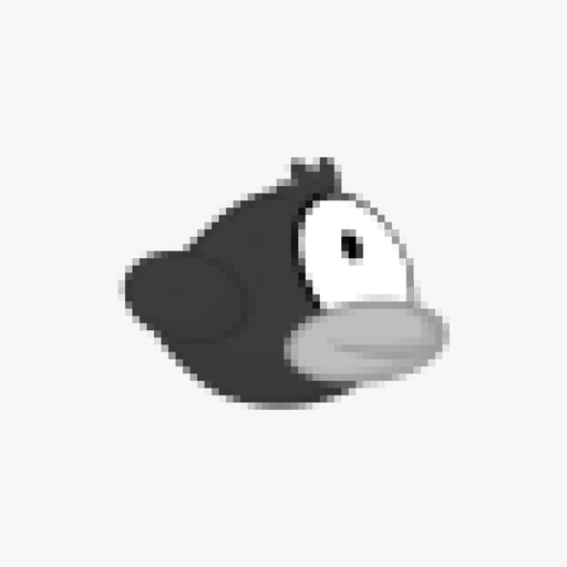 Clumsy Bird - The Trump Jumping And Switch Color Notification Widget Game app icon