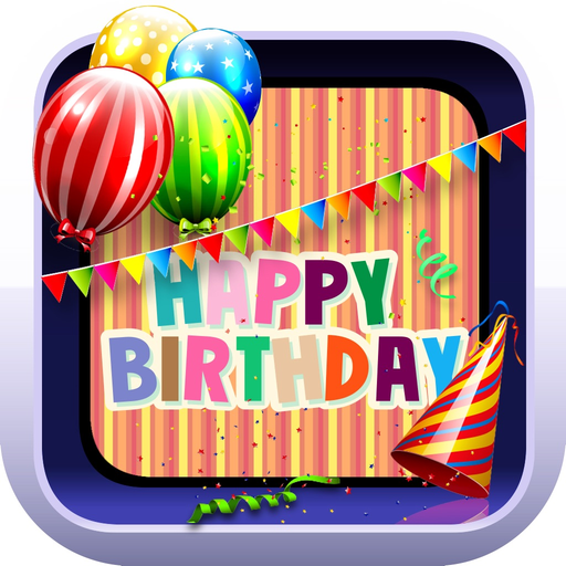 Happy Birthday Card Creator – Best Greeting e.Cards and Invitation.s Maker for your Bday Party app icon