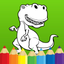 Best coloring book : Dinosaurs icon