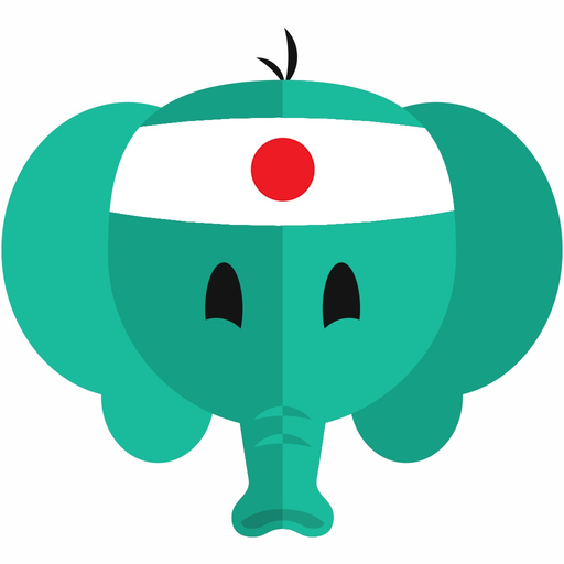 Simply Learn Japanese Kanji & Hiragana Phrasebook app icon
