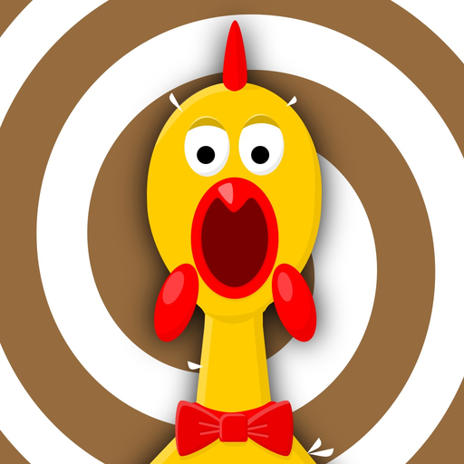 Screaming chicken weird sound app icon