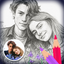 Sketch effect coloring photo icon