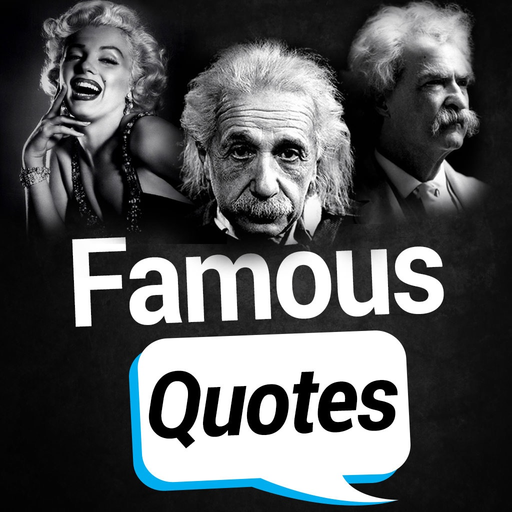 Famous quotes : Best quotes of  Mark Twain, Marilyn monroe, Albert Einstein. app icon