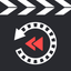 Video Reverse - Best Crop & Revert Time Effects Lite icon