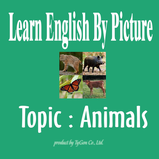 Learn English By Picture and Sound - Topic : Animals app icon