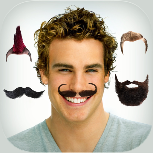 Hair Changer Photo Booth - Men Hair Style Photo Effect for MSQRD Instagram app icon