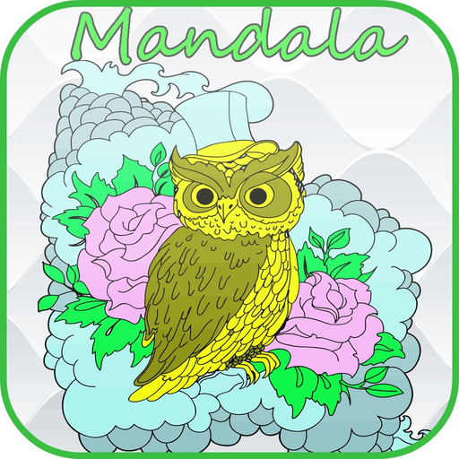 Mandala Coloring Page For Adult : Best Colors Therapy Stress Relieving Book Free app icon