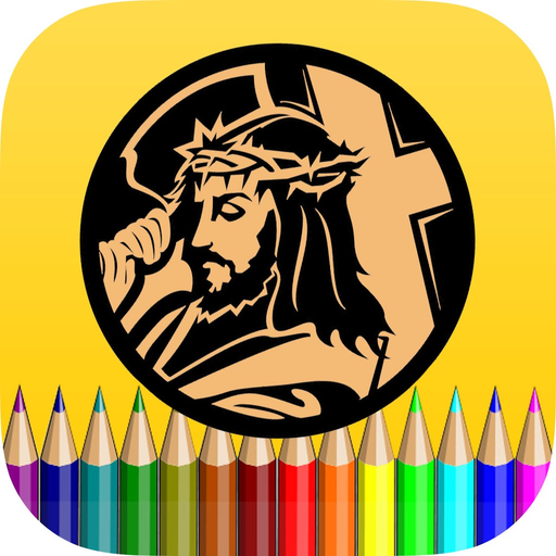 Bible Christ Coloring Book - Drawing and Paint For Kids app icon