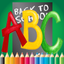 ABC Coloring Book for children age 1-10 (Alphabet Upper): Drawing & Coloring page games free for learning skill icon