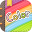 Color - Record the diary and production strategy icon