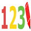 Learn Tamil numbers writing icon