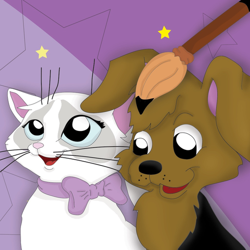 How to draw Dogs & Cats app icon