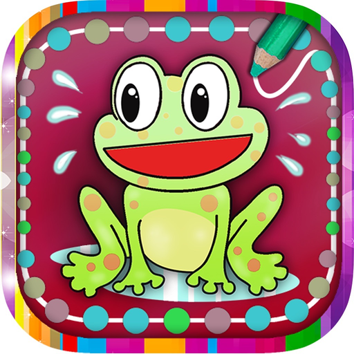 Play paint and connect dots– educative coloring book with drawings for kids and children app icon