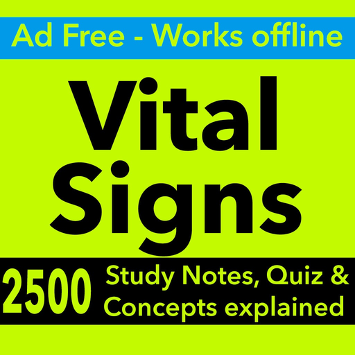Vital Signs Exam : Notes & Q&A app icon