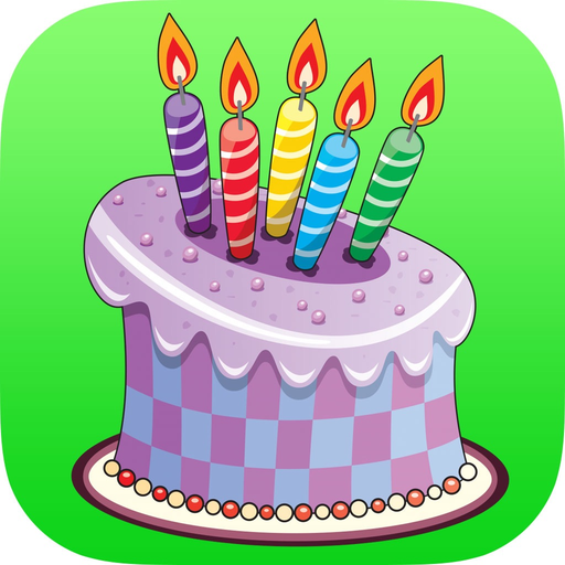 Cake Happy Birthday Coloring Book : Educational Learning Games For Kids & Toddler app icon