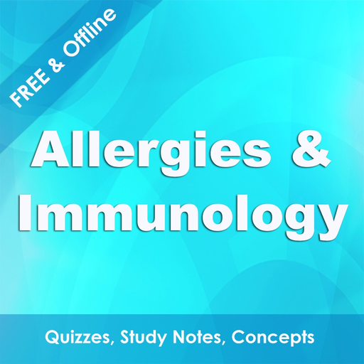 Allergies & Immunology fundamentals - Free study notes, quizzes & concepts app icon