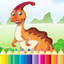Dinosaur Dragon Coloring Book - Drawing for kid free game, Dino Paint and color games good icon