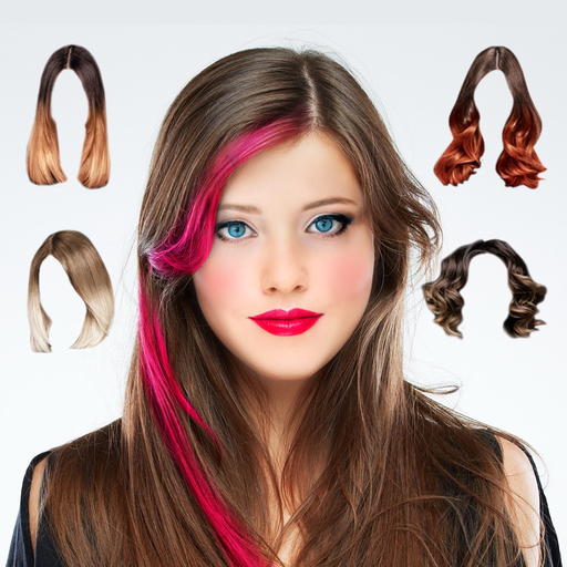 Hair Changer Photo Booth - Women Hair Style Photo Effect for MSQRD Instagram app icon