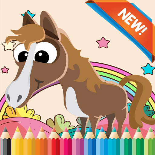 My Pony Coloring Book for children age 1-10: Games free for Learn to use finger while coloring with each coloring pages app icon
