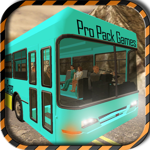 Dangerous Mountain & Passenger Bus Driving Simulator cockpit view – Transport riders safely to the parking app icon