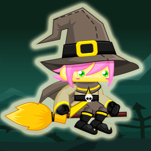 Floppy Witch Learn To Fly By Magic Broom In Halloween Night - Tap Tap Games app icon