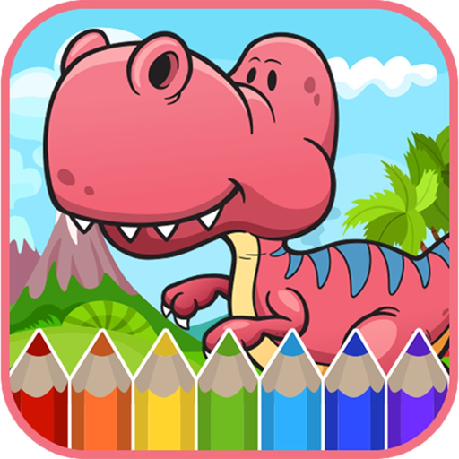 Dinosaurs Coloring Book - Painting Game for Kids app icon