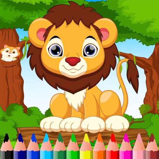 Animal Color Mix Page Paintbrush, Draw,Doodle,Coloring Book For Kid app icon