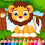 Animal Color Mix Page Paintbrush, Draw,Doodle,Coloring Book For Kid icon